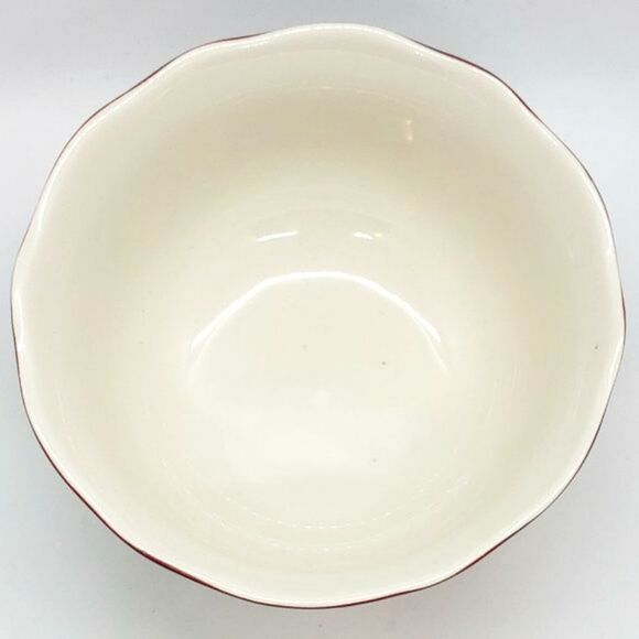 222 Fifth PTS English Rose Ruffle Edge China Cereal Bowl - Picture 5 of 7